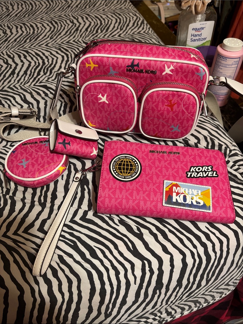Michael Kors Vibrant Pink Kids Bag Set